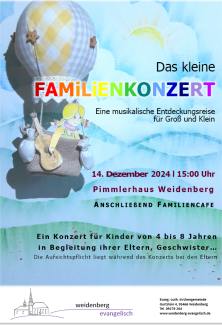 Einladung zum 2. Familienkonzert