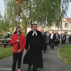 Pfr. Günter Daum bei der Jubelkonfirmation 2023